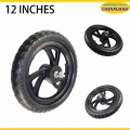 12 Inches Wheelchair Wheel 12 1/2x2 1/4 Polyurethane Tire Free Wheel Manual Wheelchair Rear Wheel|Tyres| - Ebikpro.com