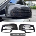 2pcs Replacement Carbon Fiber Pattern Rearview Side Mirror Cover Caps For Mercedes Benz W176 W246 W204 W212 W221 C117 X204 X156