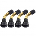 4pcs Stem Caps Right Angle Rubber Snap in Brass Tire Motorcycles Tyre s Stem 90 Degree Electrombiles|Valve Stems & Caps|