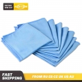 8-pack Car Microfiber Glass Cleaning Towels Stainless Steel Polishing Shine Cloth Window Windshield Cloth 12"x12" - Sp