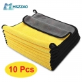 3/5/10 Pcs Extra Soft Car Wash Microfiber Towel Car Cleaning Drying Cloth Car Care Cloth Detailing Car Washtowel Never Scrat - C