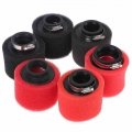 Black and Red Straight Neck Foam Air Filter 36mm 39mm 40mm 42mm 46mm 50mm Sponge Cleaner Moped Scooter Dirt Pit Bike Motorcycle|