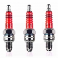 3pcs A7TC, Triple Electrode for GY6 50 cc 70cc 90 cc 110cc 125 cc 150cc ATV Dirt Bikes Scooters & Kazuma Roketa Sunl Taotao