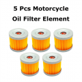 5 Pcs Motorcycle Oil Filter Element For GN125 Oil Cooler Cover Fuel Filter Cleaner Fuel Delivery System Motorbike Accessories|Oi