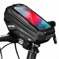 WILD MAN Bike Phone Bag Cycling Equipment Waterproof Screen Touch Tube Hard Shell Smart Phone Pouch MTB Bicycle Accessories|Bicy