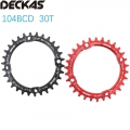 Deckas 104bcd Chainring Round Bike 30t Tooth Mtb Bike Mountain Bike Chain Ring Chainwheel 104 Bcd 30 Tooth - Bicycle Crank &