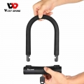 WEST BIKING Bike Lock Anti theft Alloy Steel MTB Road Bike Wheel Lock 2 Keys Motorcycle Scooter Cycling Lock Bicycle Accessories