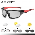 Photochromic Sunglasses Man Cycling Glasses Bicycle Sunglasses Chameleon Cycling Glasses Polarizing Glasses Sunglasses For Men -