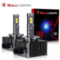 Bullvision D3s Led Headlights Hid D1s D2s D4s D5s D8s D1r D2r D3r Turbo Led 35000lm Two-sided Csp Chip 6500k White 90w Plug&