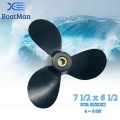 Boat Propeller 7 1/2x6 1/2 For Suzuki Outboard Motor 4 6 HP Aluminum 10 Tooth Spline Engine Part 58110 91JM0 019|Marine Propelle