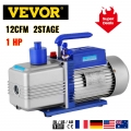 Vevor 12cfm Refrigerant Vacuum Pump 2-stage Hvac Refrigeration For Vacuum Packing Household Air Condition Automobile Maintenance