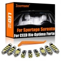 Zoomsee For Kia Sportage 2 3 4 Sorento Jc Xm Um Ceed Ed Jd Cd Rio 1 2 3 4 Optima Soul Am Forte Canbus Car Led Interior Light Kit