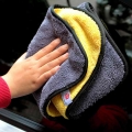 Cardoooog Microfiber Auto Wash Towel Car Cleaning Drying Cloth Hemming Car Care Cloth Detailing Car Wash Towel 30x30/40/60cm - S