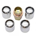 AD For Toyota Honda Acura US M12x1.5 Car Anti Theft Steel Wheel Lock Lug Nuts Tyre Chrome Locking Nuts 4+1 Set|Nuts & Bolts|