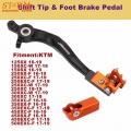 CNC Motorcycle Footbrake Lever Foot Brake Pedal Shift Tip For KTM SX125 SX F XC F EXC F XC 150 250 300 350 450 500 2016 2019|Lev