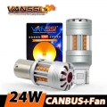 1156 Ba15s P21w Bau15s Py21w T20 7440 Wy21w T10 194 W5w Led Canbus Error Free Car Light Bulb No Hyper Flash Amber Yellow/white -