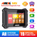 Ancel V6 OBD2 Auto Diagnostic Tools Professional All System Active Test ABS Oil 15 Reset OBD 2 Automotive Scanner|Engine Analyze