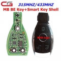 Cgdi Cg Be Smart Remote Key For Mercedes For Benz Supports Bga 315mhz Or 433mhz Buttons Support All Fbs3 And Automatic Recovery