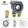 PQY Oil Cooler Filter Sandwich Plate + Thermostat Adaptor 3/4" 16 UNF With AN10 Fitting Oil Filter Sandwich Adapter PQY67