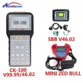 Obd2 Diagnostic Tool Ck100 V99.99/46.02 Key Programmer Sbb V48.99 V48.88 V46.02 Mini Zedbull V508 Programer For Obd Programming