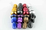 4pcs/set Universal Full Rays Volk Racing Forged Aluminum Tire Valve Stem with Caps,Tubeless Valves, 7 Colors:Blue,Red,Black,Gold