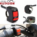 Eliteson Motorcycle Switches Universal Handlebar Motor Light Switches On Off Push Button Connector ATV Motorbike Accessories|Mot