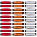 10PCS 12V 24V LED Truck lights led marker light Car Truck Lorry Side Marker Indicator Trailer Lights camion truck accessories|Si