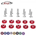 JDM Style Fender Washer And M6 Bolt for Honda Civic Integra RSX EK EG DC License Plate Bolts Car Styling (10pcs/Pack) RS QRF002|