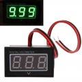 New Waterproof Battery Meter Dc 2.5-30v Auto Car Gauge Digital Voltmeter Led Red 2022 New - Volt Meters - ebikpro.com