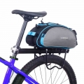 Lixada 13L Bicycle Bag Multifunctional Bike Rear Seat Rack Bag Shelf Utility 10~20L Pocket Shoulder Bag Pack Cycling Accessories