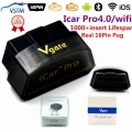 Newest Vgate vlinker MC iCar Pro Bluetooth compatible 4.0/WIFI OBD2 Scanner For Android/IOS as icar2 ELM327 Auto Code Reader|Cod