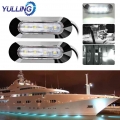 2PCS Marine Boat Transom LED Stern Light Cold White LED Tail Lamp Yacht Accessories Waterproof LED Courtesy Lights |Marine Hardw