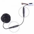 9 Pin Cable Extension 90/150 cm for BAFANG Motor Electric Bike Front Rear Wheel hub motor Wire 250W 350W 500W Conversion Kit|Ele