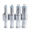 6/8/10/12mm Non-return One-way Fuel Check Valve Aluminum Alloy Gasoline For Hose Vacuum Car Automobile Oil Water Pumps - Vehicle