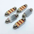 10pcs Car Festoon Lights 31mm 36mm 39mm 41mm Reading Lights Auto Interior Dome Lamp Reading Bulb White C5w C10w 4014 Led - Signa