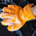 Soft Double sided Coral Fleece Car Wash Gloves 5 finger Gloves Multifunctional Cleaning Gloves for Car Washing Special Gloves|Sp