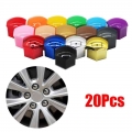 20Pcs Car Wheel Nut Caps Protection Anti Rust Auto Hub Car Tire Screw Caps Nut Bolt Covers Caps Exterior Decoration 17/19/21 mm|