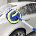 Car Cleaning Brush Telescoping Long Handle Cleaning Mop Soft Chenille Broom Super absorbent Car Wash Brush Auto Accessories|Spon