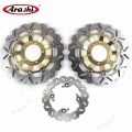 Arashi 1 Set 310 / 220 mm For Daytona 675 2006 2012 Full Floating CNC Front Rear Brake Discs Rotors 2007 2008 2009 2010 2011|B