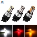 2PCS 3157 P27/5W T25 3057 4057 4157 Led Car Bulbs Brake Stop Parking Light Canbus NO Error Nonpolarity White Amber Red 12V 4014|