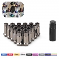 Steel Extended Open Racing Car Wheel Rims Lug Nuts Extended Tuner Nuts 20pcs/set|Nuts & Bolts| - ebikpro.com