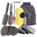 Detailing Brush Set Car Wheel Brush Auto Interior Detail Brush For Car Cleaning Detailing Brush Dashboard Air Outlet Wheel Brush