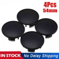 4 Pcs/set 54mm Universal Black Car Wheel Center Hub Caps Wheel Center Cover Tyre Rim Hub Emblem Bandages - Hub Caps - Officemati