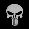 Waterproof The Punisher Skull Sticker Car Styling Decoration Decal 3D Metal Emblem Badge Decal Sticker