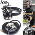 2 Button 3 Wire Handlebar Air Ride Switch Suspension Control Bar Switch For Harley Dyna Softai Sportster Street Glide Cafe Racer