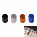 Cycling Tire Valve Caps, Knurled Multi Color Anodized Machined Aluminum Alloy Bicycle Bike Tire Valve Caps Dust Covers|Valve|