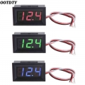 Ootdty Mini Voltmeter Tester Digital Voltage Test Battery Dc 0-30v Red/blue/green Auto Car - Volt Meters - ebikpro.com