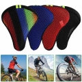 Bicycle Sunscreen Cushion Cover Riding Saddle Cover 3D Cushion Mesh Breathable Thermal Insulation Comfortable Night Reflection|P