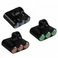 Motorcycle Switch 7/8" 22mm Handlebar Mount Switches Headlight Hazard Brake Fog Light ON/OFF Button Aluminum With Indicator