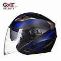 New GXT dual lens motorcycle helmet open face motorcycle helmet electric safety helmet women's summer unisex motorcycle hel